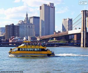 пазл Нью-Йорк водное такси